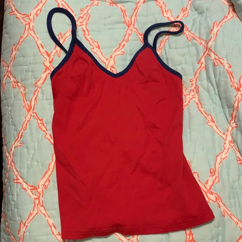 Red/Navy Cami